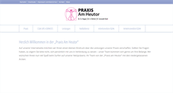 Desktop Screenshot of praxisamheutor.de